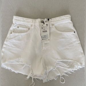 🛍️NEW ZARA HIGH RISE DENIM SHORTS